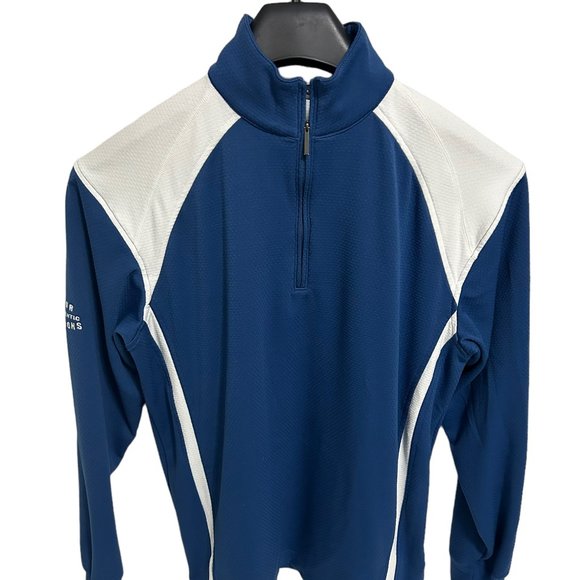 Nike Sphere Dry 1/4 Zip Golf Pullover Size Medium Long Sleeve Blue - Picture 1 of 7